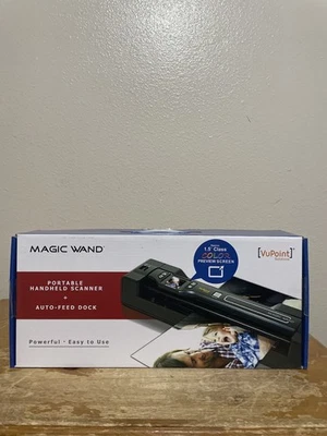 VuPoint Magic Wand PDSDK-ST470R-VP Portable Scanner w/Auto-Feed Dock IOB - Image 1 of 4
