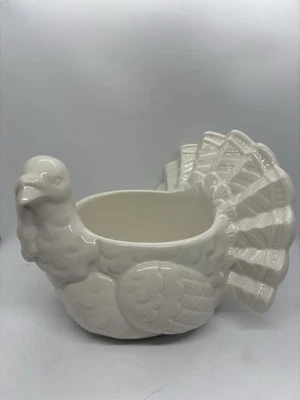 Yankee Candle - Soporte Votivo Pavo Grande Blanco Acción de Gracias Foto 1 de 4