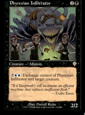 Invasion #116 Phyrexian Infiltrator - Image 1 of 2