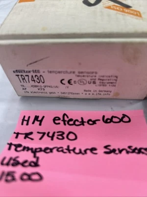 Sensor de temperatura Efector 600 TR7430  Foto 1 de 4