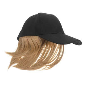 Hair Accessory Sun Visor Miss Women's Hats with Wigs for Baseball Cap Peaked - Picture 1 of 12