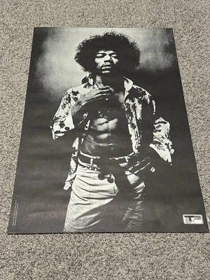 Póster Jimi Hendrix 1970 TSR Inglaterra - Foto de Donald Silverstein Foto 1 de 4