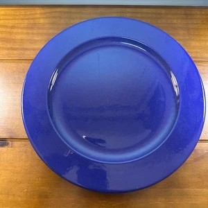 4 gebrauchte Pier 1 Made in Italy Ladegerät Teller Indigo Keramik 12,5" - Bild 1 von 6