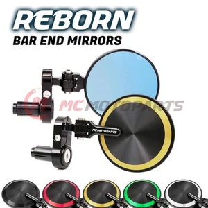 REBORN Gold Folding CNC Bar End Mirrors For 848 / EVO / S / R 07-14 13 12 - Picture 1 of 5