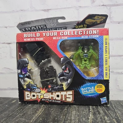 2011 Transformers Bot Shots Game Figures Acid Storm, Megatron & Nemesis Prime  - Image 1 of 4