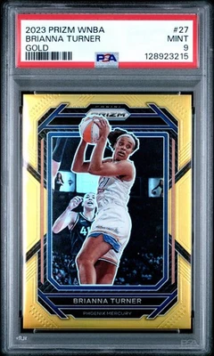 2023 Prizm WNBA Brianna Turner Gold *PSA 9* Phoenix Mercury - Image 1 of 2