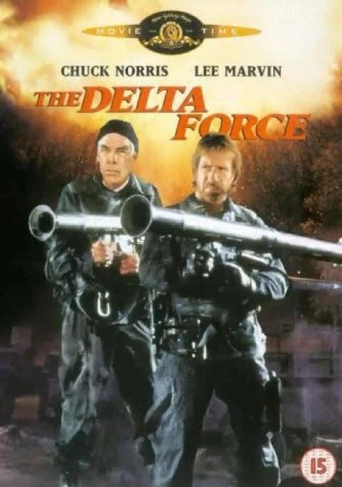 THE DELTA FORCE Part 1 DVD Chuck Norris Lee Marvin First 1st Movie Film UK R2 - Image 1 of 1