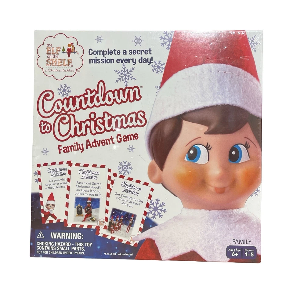 Buffalo Games Elf on The Shelf Countdown to Christmas Family Advent Game