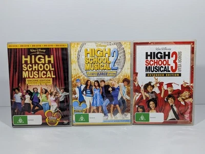 High School Musical 1 2 3 DVD Teen Music Romance Zac Efron Movie - image 1 of 4