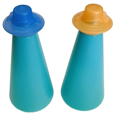 Set 2 dispenser condimento insalata olio e aceto Tupperware vintage 350 ml #3352 - Immagine 1 di 4