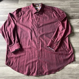 Robert Graham Shirt Mens 4XL Abstract Masquerade  paisley colorful Button Up - Picture 1 of 13