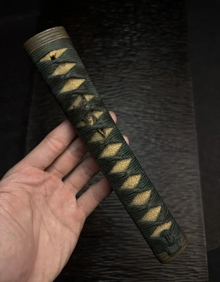 Mango Tsuka para accesorios Nihonto Koshirae, antiguo período Edo, para Katana Foto 1 de 4