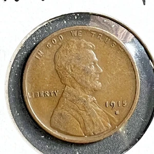 1915-S FINE LINCOLN WHEAT CENT - Picture 1 of 2