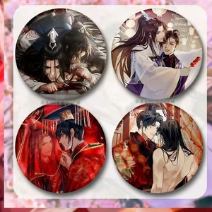 4 piezas Pin Insignia Anime El Husky y su Gato Blanco Shizun Chu Wanning Mo Ran - Imagen 1 de 2