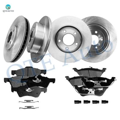 Rotores de freio 12 peças F 281-R 290 - Pastilha de freio de cerâmica para 2001 2003-2007 Dodge Caravan - Imagem 1 de 4