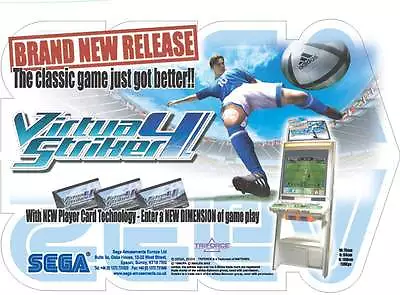 2004 SEGA VIRTUA STRIKER 4 EU VIDEO FLYER - Image 1 of 2
