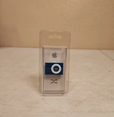 New Sealed Apple iPod Shuffle 2nd Generation Blue 1GB A1204 MA950LL/A - Image 1 of 4