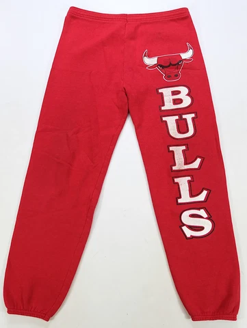 Rare Vintage SWINGSTER Chicago Bulls Joggers Sweatpants 90s Michael Jordan Red M Cover