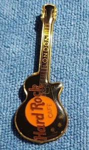 DE COLECCIÓN HARD ROCK CAFÉ LONDON F.C. PIN DE GUITARRA PARRY NEGRO #4 - Imagen 1 de 3