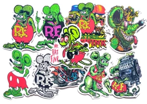 RAT FINK Sticker CLASSIC animation COMIC art 50-60s counter culture HOT ROD car - Picture 1 of 30