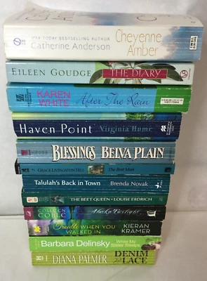 Lot of 12 Contemporary Romance Books Novels Paperback Life Love Women's Fiction - Image 1 of 4