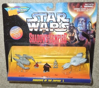 Vintage 1996 Galoob Micro Machines Star Wars Shadows of the Empire Conjunto I, MOC - Imagem 1 de 4