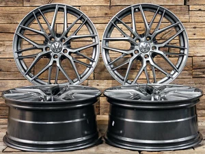 Cerchi 18 pollici RW01 per VW Golf 7 6 5 GTI GTD Plus Sportsvan grigi ET45 ABE - Foto 1 di 9