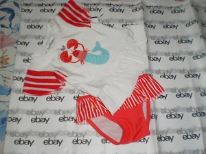 NEW Cat & Jack Baby GIRLS 18 Months 2 pc swim suit NEW - Picture 1 of 1