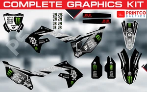 Kawasaki KX KXF 65 85 250 450 2013-2025 complete graphics kit 21 mil - Picture 1 of 9