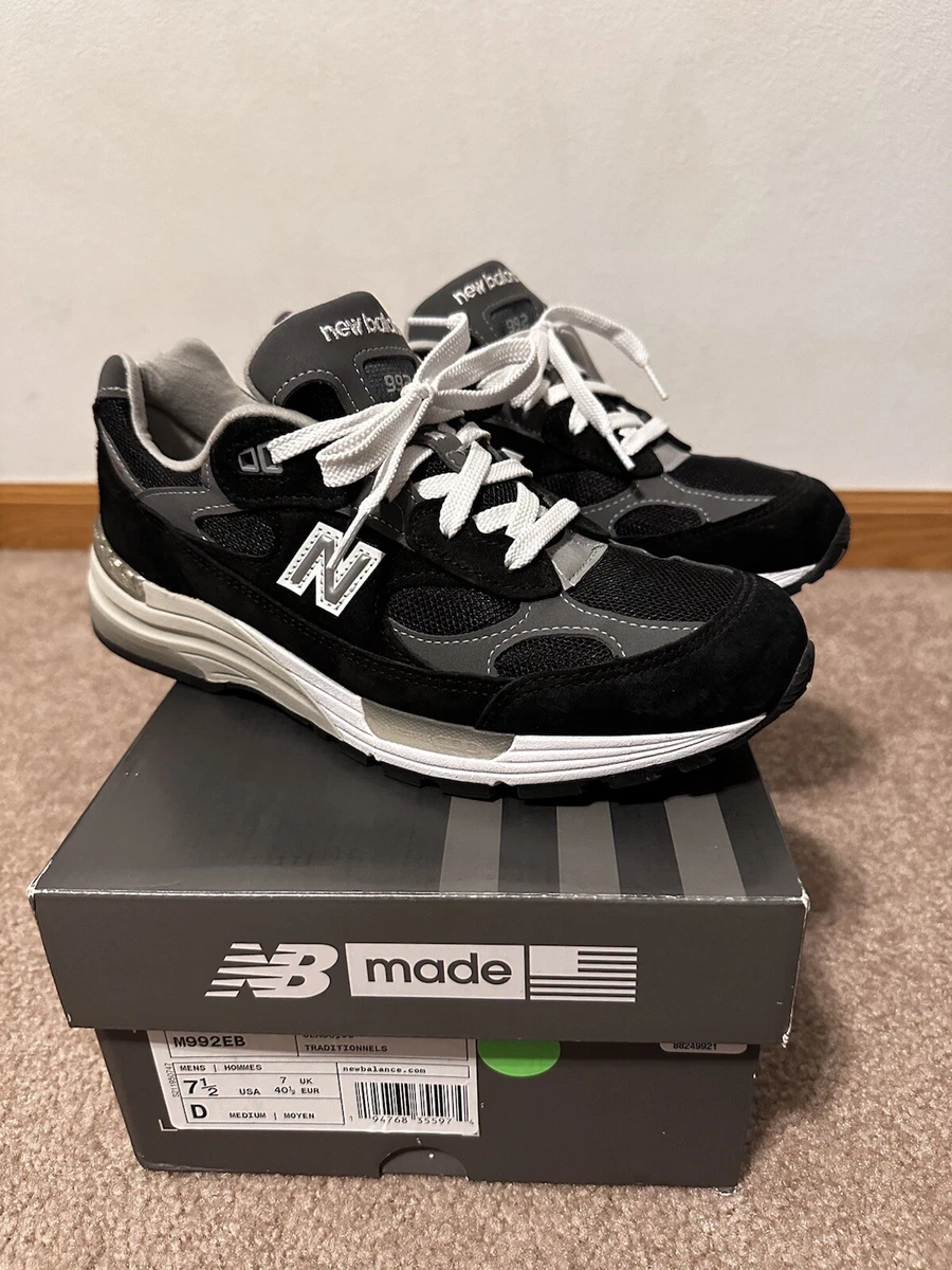 New Balance 992 Made in USA 2021 Black | eBay