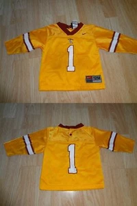 Camiseta deportiva de fútbol americano amarilla para bebés/bebé del sur de California USC Trojans 12 meses Nike #1 - Imagen 1 de 1