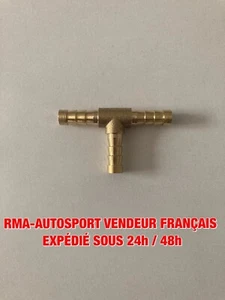 Connecteur Raccord T En Laiton Durite 6mm - Imagen 1 de 1