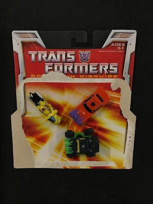 Transformers Robots in Disguise (2006) Dirt Rocket, Grindor & Oil Slick Figures - Image 1 of 3