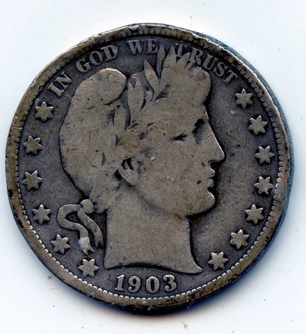 1903-p Barber half (SEE PROMO) Cover