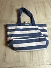 Dolce & Gabbana "Light Blue" Blue and White Striped Tote Bag. New. Authentic.