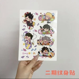 Animation Original Haikyuu!! Girls Loveliness Temporary Tattoos STICKER Gifts #B - Picture 1 of 4