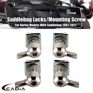 Kit de tuercas de pernos de bloqueo de palanca de alforja accesorios de montaje para Harley Touring 2001-21 - Imagen 1 de 8