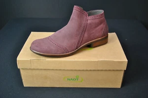 Neu Naot Nefasi violette Nubuk-Stiefelette für Damen 40 USA 9 9,5 7524S - Bild 1 von 6