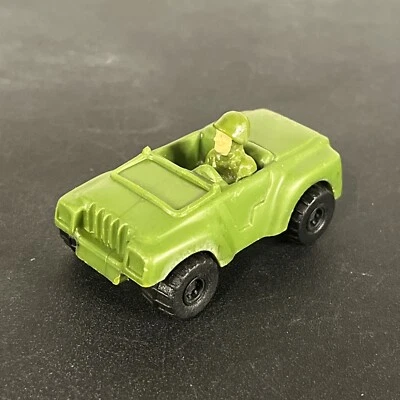 Vintage 1994 Hasbro Army Jeep With Driver - Green - Hard Plastic! - Image 1 of 4