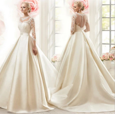 Brautkleid Hochzeitskleid Luxus Spitze  Kleid Braut von Babycat collection BC577 - Bild 1 von 3