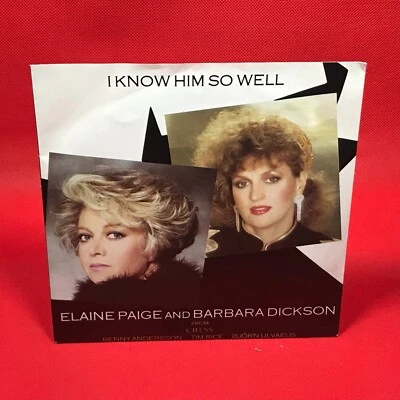 ELAINE PAIGE & BARBARA DICKSON I Know Him So Well 1984 UK 7" vinyl Single B - Image 1 of 4