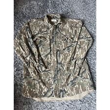 Vintage Mossy Oak Tree Stand Camouflage Button Up Shirt B1