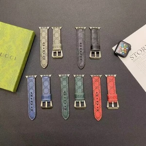 For Apple Watch Band Leather Strap Watch Series 9 8 7 Ultra 38/40/42/44/45/49mm - Picture 1 of 16
