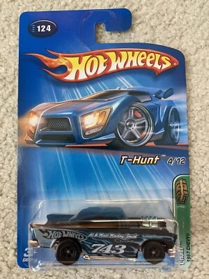 Chevy Treasure Hunt 1957 Hot Wheels 2005 con neumáticos Real Riders Foto 1 de 4