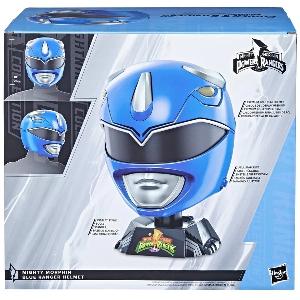 RÉPLICA CASCO POWER RANGERS LIGHTNING COLLECTION PODEROSO MORFÍN AZUL GUARDABOSQUES 1:1 Foto 1 de 1