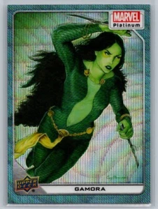 2023 Upper Deck Marvel Platinum Gamora Blue Surge #39 - Imagen 1 de 2