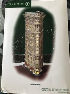 Brand New! Department 56 Christmas in the City Flatiron Building