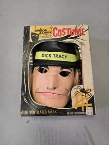 Vintage 1967 Ben Cooper DICK TRACY Halloween Costume w Mask Never Worn - Picture 1 of 8