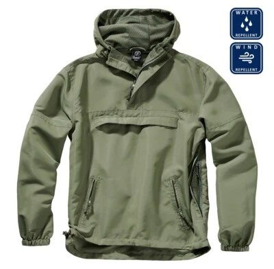 Chaqueta cortavientos Brandit a prueba de viento hombre militar talla grande ligera Foto 1 de 4