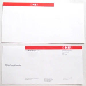 GNER Branded Correspondence Envelope & Compliments Slip New - Picture 1 of 2